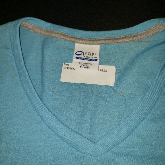 *Light Blue Workout Shirt - Picture 2 of 3